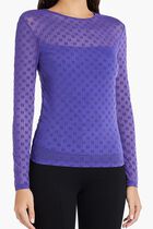 Mesh Long Sleeve Top
