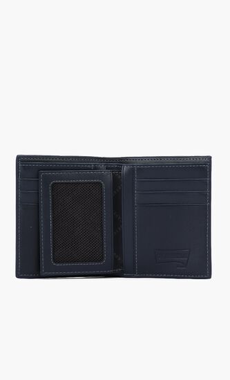 Metal Logo Bi-Fold Wallet