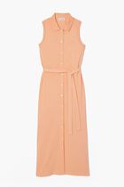 Long Stretch Mini Pique Polo Dress