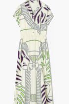 PRINTED SILK TWILL SHIRTDRESS