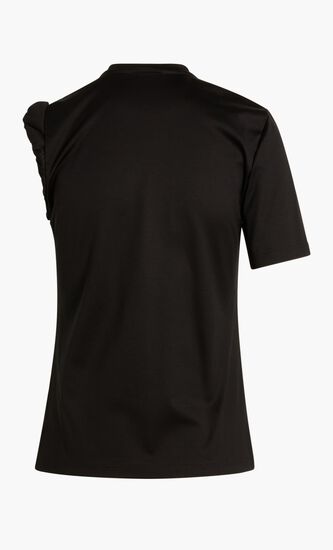 TSHIRT RN ASYM SLV FITTED JERSEY VERSACE GODDESS