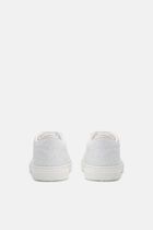 LACE UP GLITTER FABRIC SNEAKERS