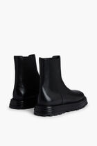 ANKLE BOOT SEMI-SHINY CALF LEATHER