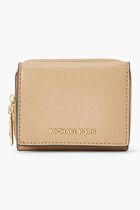 Empire Small Pebbled Leather Tri-Fold Wallet