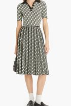 JACQUARD POLO DRESS