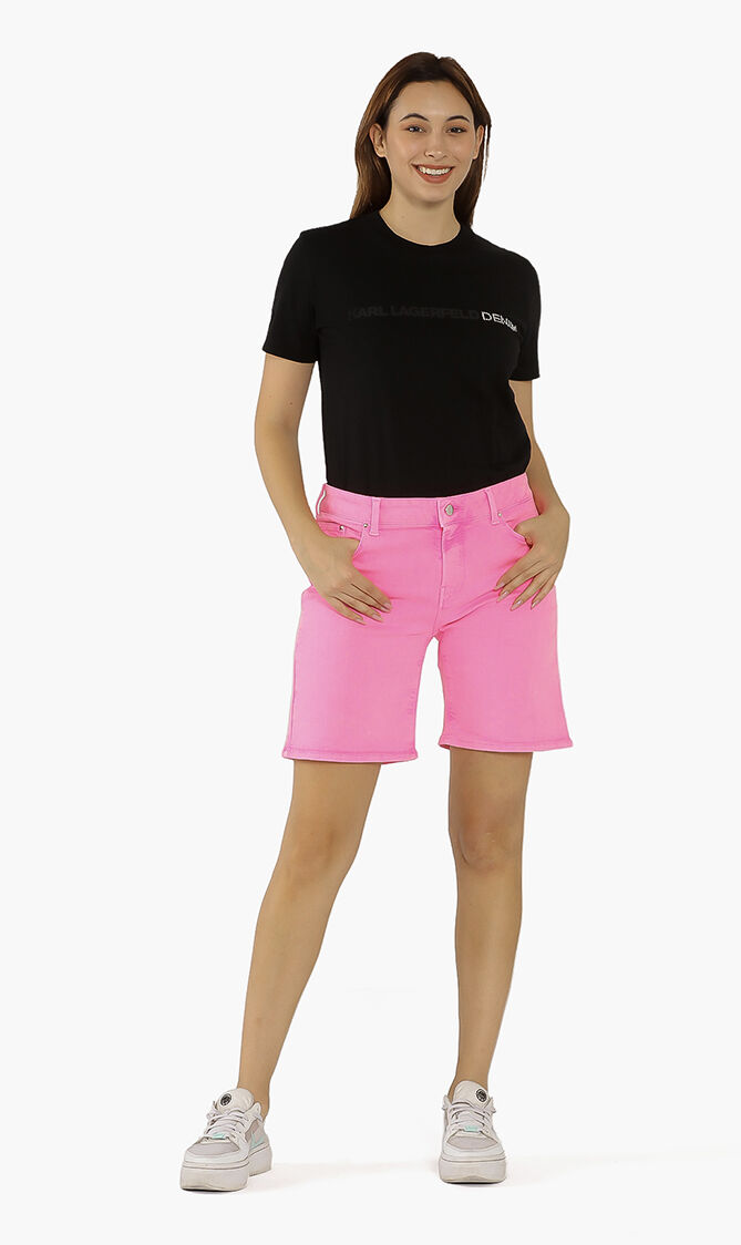 Stretch Fit Denim Shorts