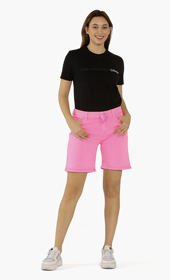 Stretch Fit Denim Shorts