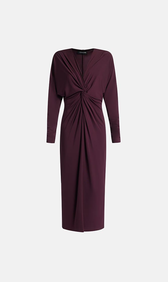 MATHILDE DRESS BORDEAUX