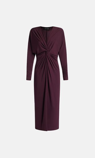 MATHILDE DRESS BORDEAUX