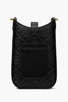 T Monogram Leather Phone Crossbody