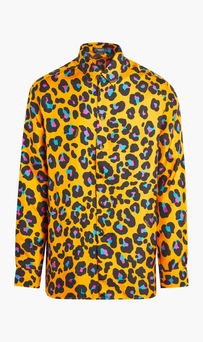 Silk Leopard Print T-shirts