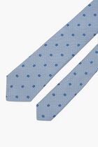 Floral Print Silk Tie