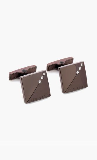 Corner Crystals Cufflinks