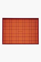 Tartan Tray Rectangular Large Red