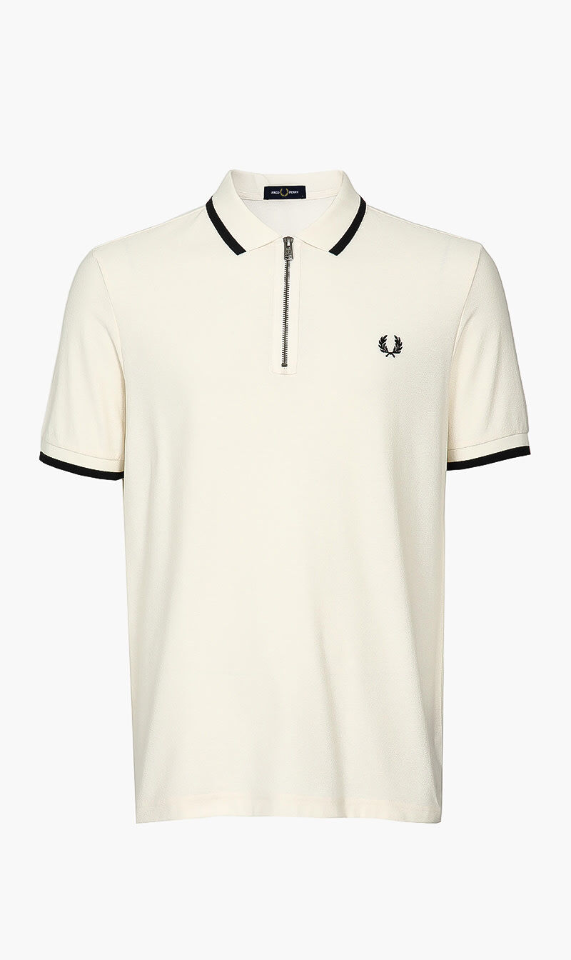 Fred perry zip polo top