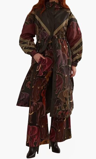 Elephants Maxi Raincoat