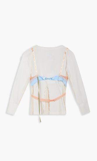 AVP OFF WHITE LONG-SLEEVED TOP