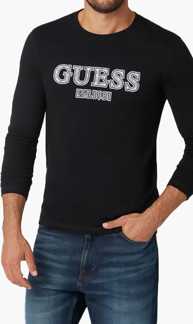 Ls Cn Guess Box Logo - Mid Organic Stream Jersey 180