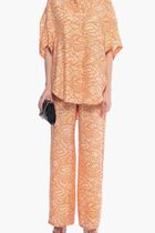 Silk blouse with print