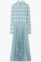 Graphic Print Twill Dress