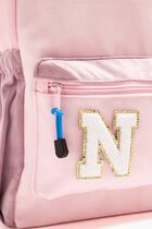 Chenille Sparkle Letter 'N' patch