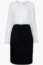 Exaggerated Sleeve Detail Dress