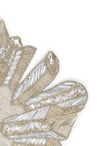 منديل المائدة زينيت باللونين الفضي والكريستالي