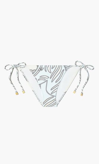 PRINTED STRING BIKINI BOTTOM