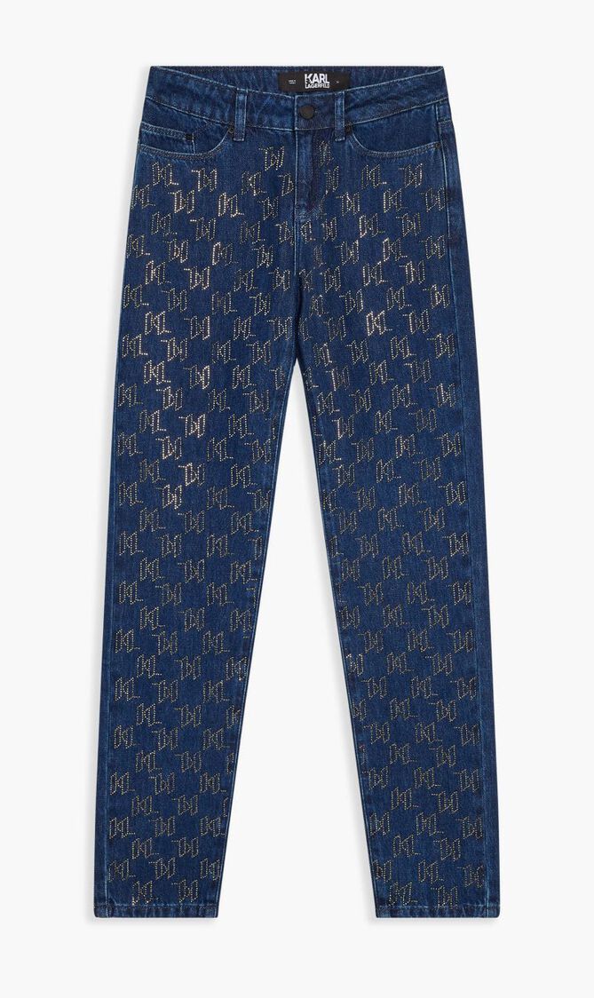 GF DENIM RHINESTONES