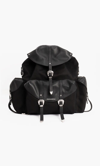 Oversized Canvas Backpack