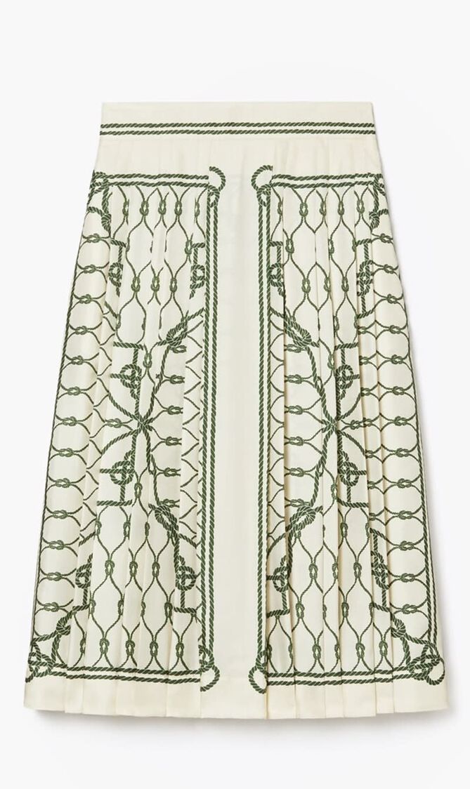 Pleated Silk Skirt Pleated Silk Skirt