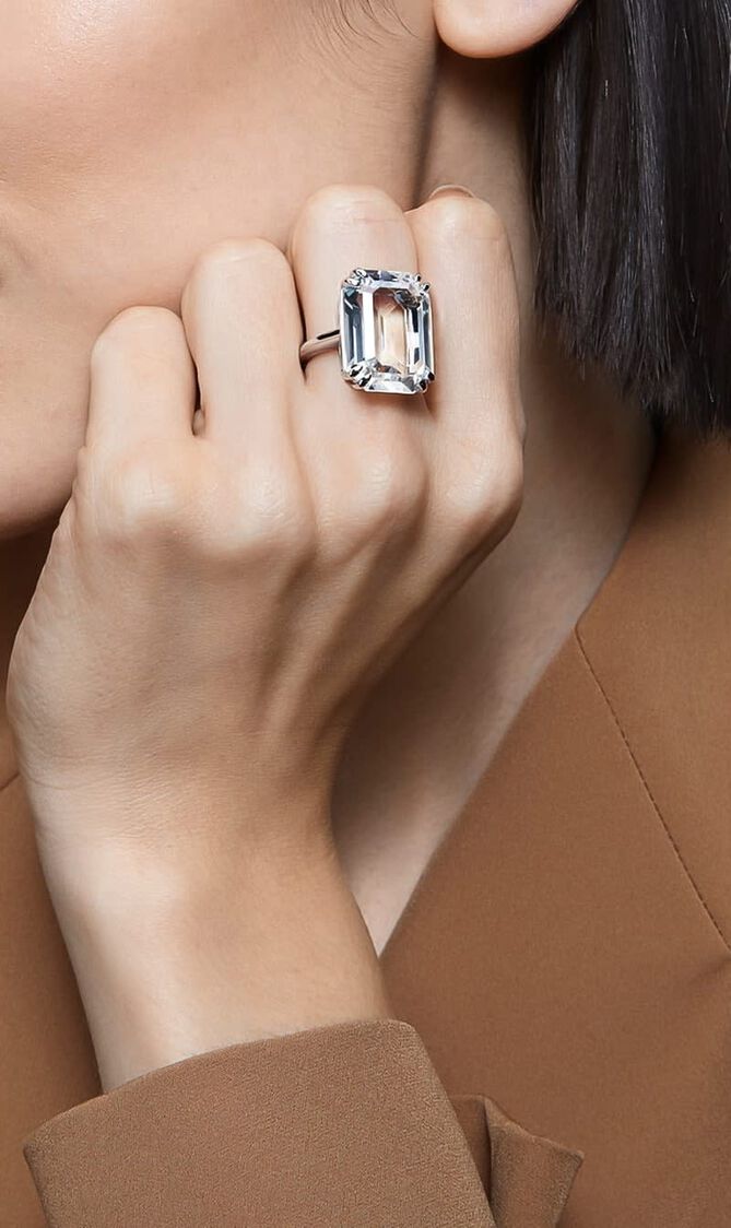 SJC MESMERA RING RECT CRY DTLI RHS 58