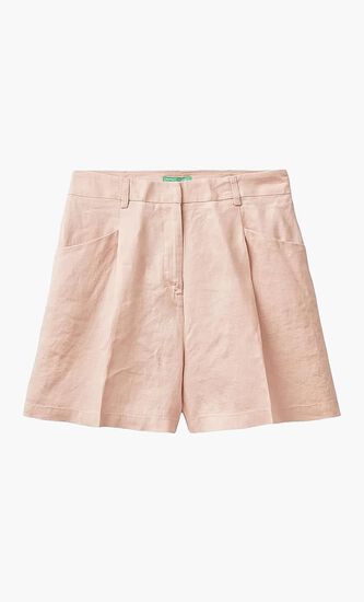 Pure Linen Bermuda Shorts
