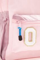 3 CHENILLE SPARKLE LETTER PATCHES WHITE