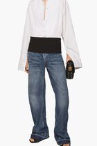 Tuxedo-Inspired Denim Jeans