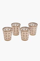 Basketweave Glassware, Set of 4