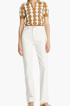 Mid Rise Slim Straight Jeans