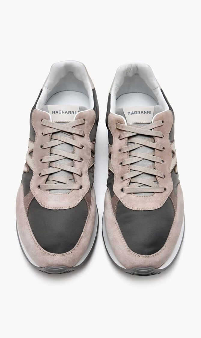 755 M E SLAYTON SLAYTON CALCE GRIGIO CROSTA BONE FORRO LAMB BLANCO