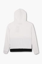 Hoodie With Badge Printed Pocket