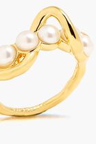 Molten Pearl Twisted Ring Molten Pearl Twisted Ring