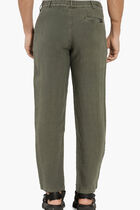 Linen Drawstring Waist Pants