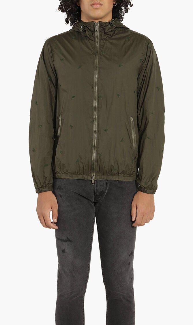 Buy EMPORIO ARMANI Embroidered Logo Lightweight Tracksuit Jacket for SAR 1540.00 The Deal Outlet