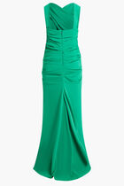 LONG DRESS - STRETCH TRIACETATE CRPE