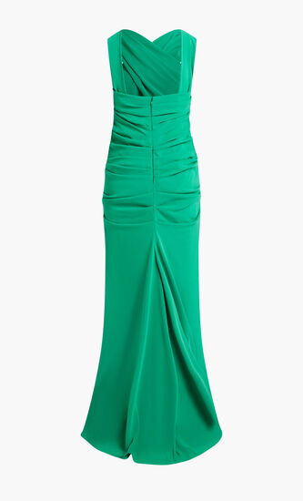 LONG DRESS - STRETCH TRIACETATE CRPE
