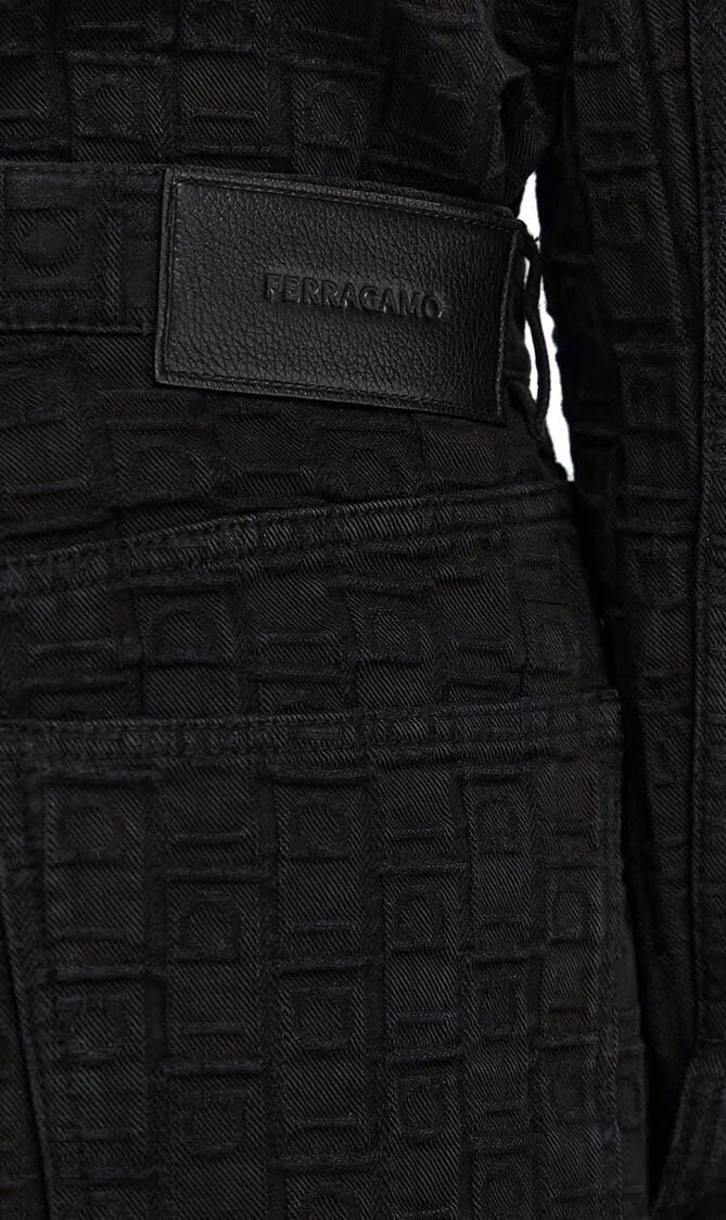 Monogram Five Pocket Trousers