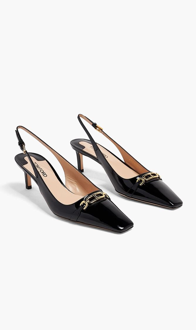 SLINGBACK PUMPS KITTEN HEEL