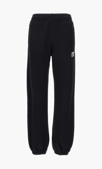 EMBR OW CUFF SWEATPANT BLACK WHITE