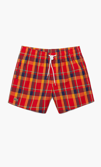 Chequered Swim Shorts