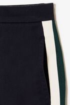 Straight Fit Contrast Stripe Chinos