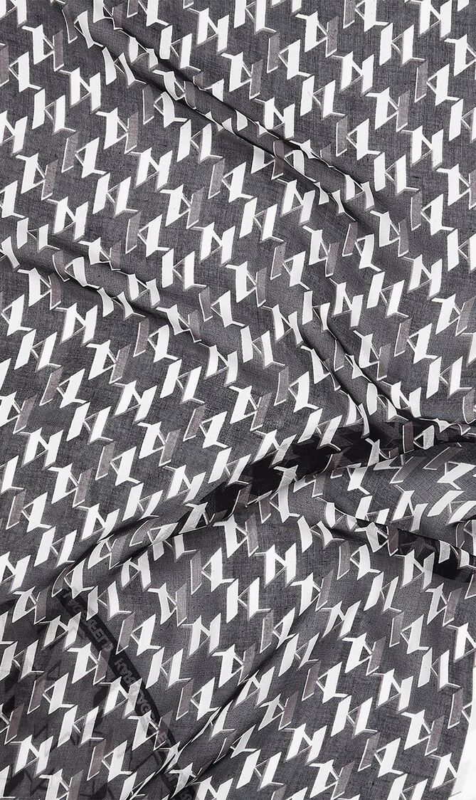 IKON MONOGRAM SCARF